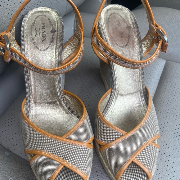 Prada Milano Espadrille wedges - Picture 2 of 8